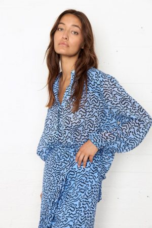 Skjorter Og Bluser | Kvinder Second Female Aronia Shirt Blue