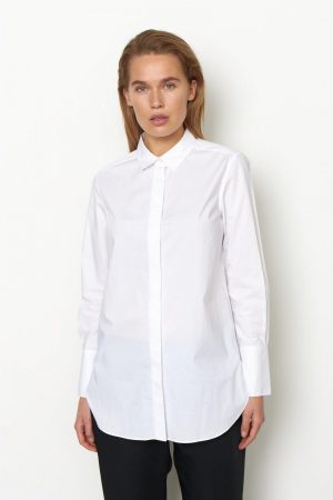 Skjorter Og Bluser | Kvinder Second Female Larkin LS Classic Shirt White