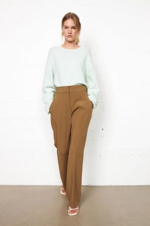 Bukser Og Jeans | Kvinder Second Female Evien Trousers Green