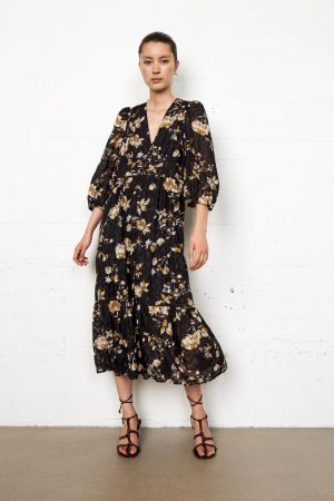 Kjoler | Kvinder Second Female Betula Maxi Dress Black