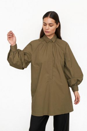 Skjorter Og Bluser | Kvinder Second Female Totema Tunic Green